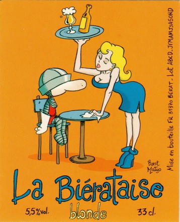 �tiquette BRASSERIE LA BIERATAISE 26