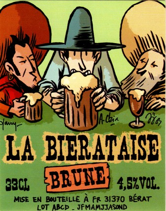 etiquette BRASSERIE LA BIERATAISE 41