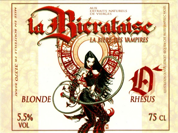 etiquette BRASSERIE LA BIERATAISE 62