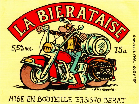 etiquette BRASSERIE LA BIERATAISE 68