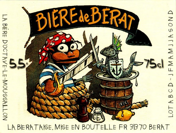 etiquette BRASSERIE LA BIERATAISE 69