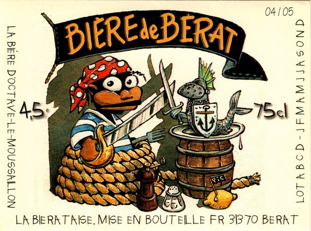 etiquette BRASSERIE LA BIERATAISE 70