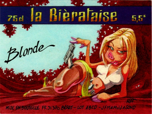 etiquette BRASSERIE LA BIERATAISE 72
