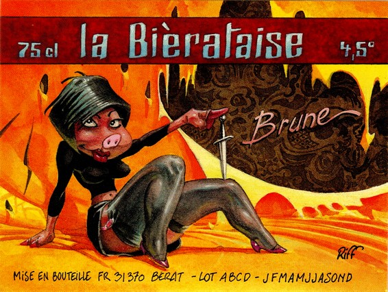 �tiquette BRASSERIE LA BIERATAISE 73