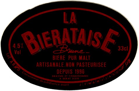 etiquette BRASSERIE LA BIERATAISE 79