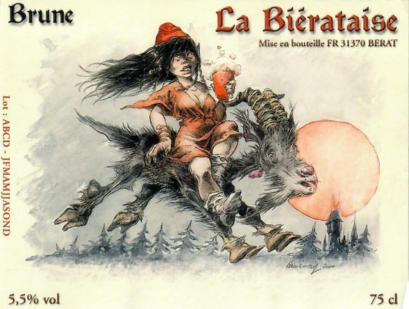 etiquette BRASSERIE LA BIERATAISE 81