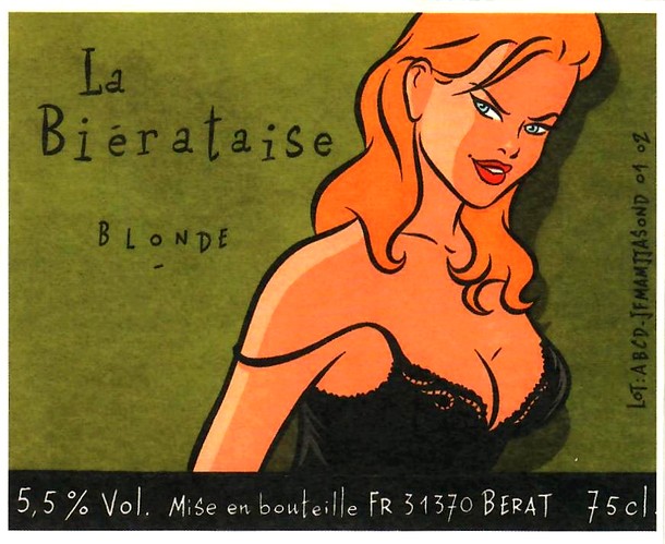 etiquette BRASSERIE LA BIERATAISE 84