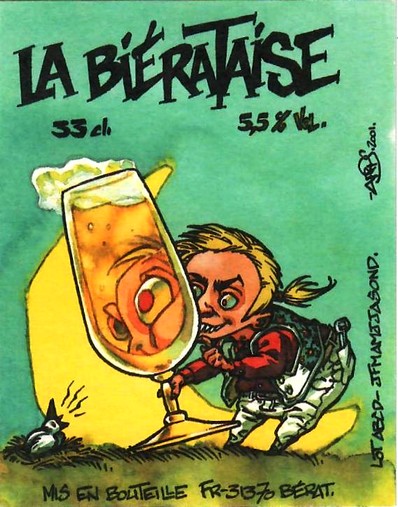 etiquette BRASSERIE LA BIERATAISE 88