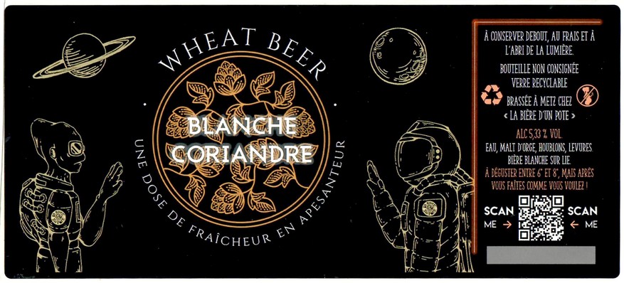 Etiquette BRASSERIE LA BIERE D'UN POTE 01