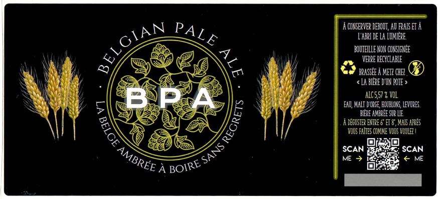 Etiquette BRASSERIE LA BIERE D'UN POTE 03