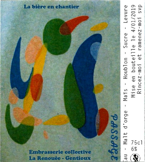 etiquette BRASSERIE LA BIERE EN CHANTIER 04