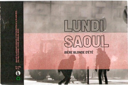 Etiquette BRASSERIE LA BIERE EN CHANTIER 12