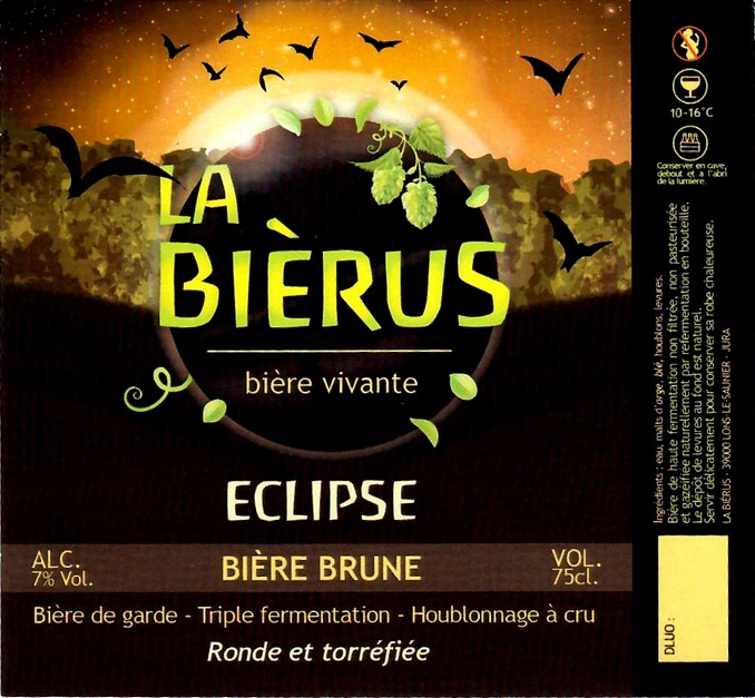 etiquette BRASSERIE LA BIERUS 03