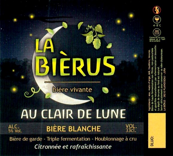 Etiquette BRASSERIE LA BIERUS 09