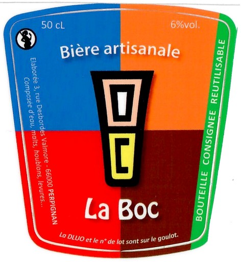 Etiquette BRASSERIE LA BOC 10