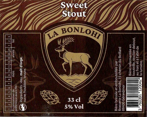 Etiquette BRASSERIE LA BONLOHI 03