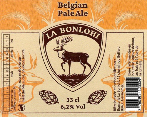 Etiquette BRASSERIE LA BONLOHI 05