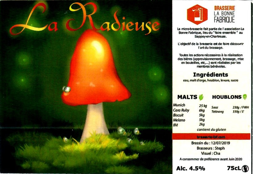 etiquette BRASSERIE LA BONNE FABRIQUE 03