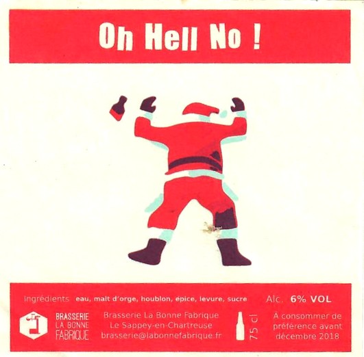 etiquette BRASSERIE LA BONNE FABRIQUE 08