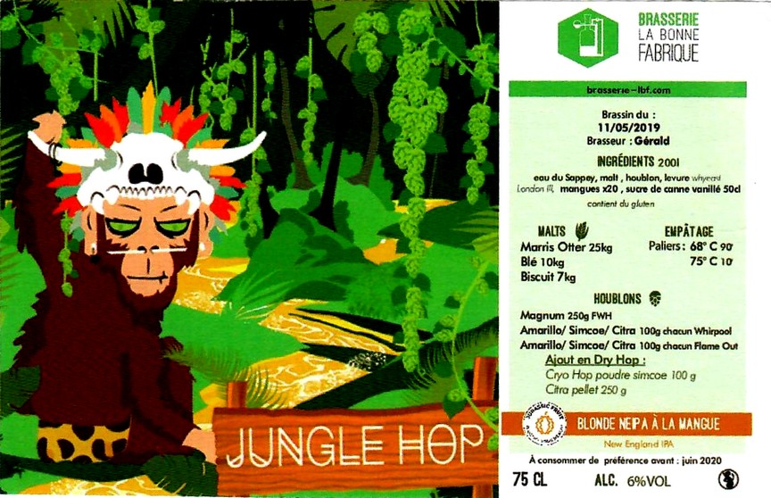 etiquette BRASSERIE LA BONNE FABRIQUE 16