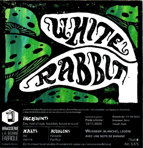 etiquette BRASSERIE LA BONNE FABRIQUE 21