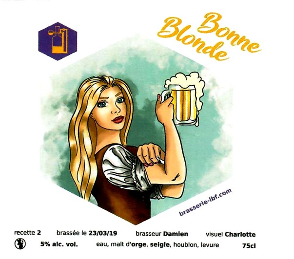 etiquette BRASSERIE LA BONNE FABRIQUE 22