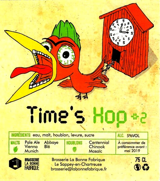 etiquette BRASSERIE LA BONNE FABRIQUE 24