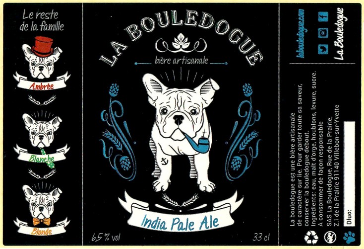Etiquette BRASSERIE LA BOULEDOGUE 04
