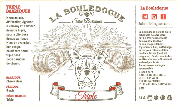 Etiquette BRASSERIE LA BOULEDOGUE 11