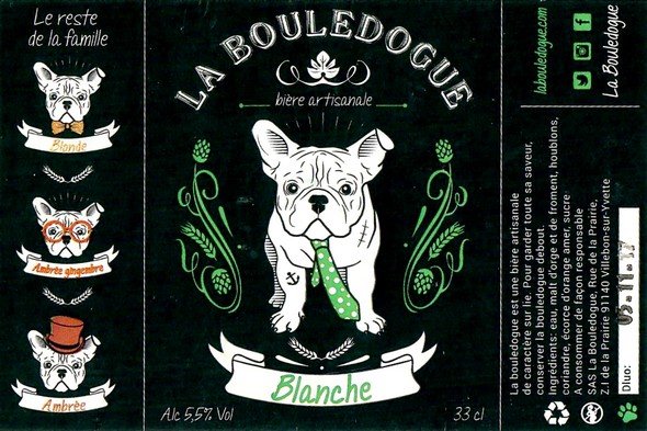 Etiquette BRASSERIE LA BOULEDOGUE 18
