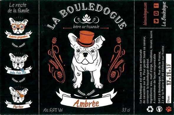 Etiquette BRASSERIE LA BOULEDOGUE 19