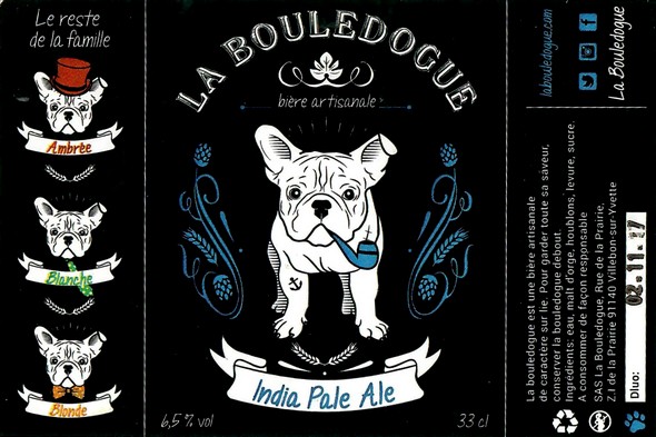 Etiquette BRASSERIE LA BOULEDOGUE 20
