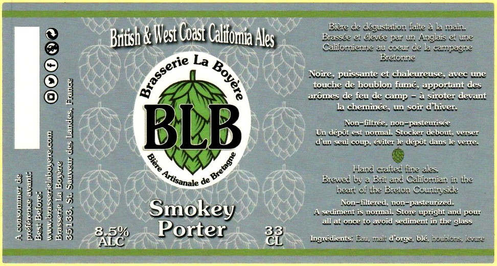 etiquette BRASSERIE LA BOYERE 01