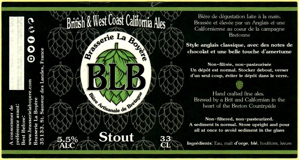 etiquette BRASSERIE LA BOYERE 02