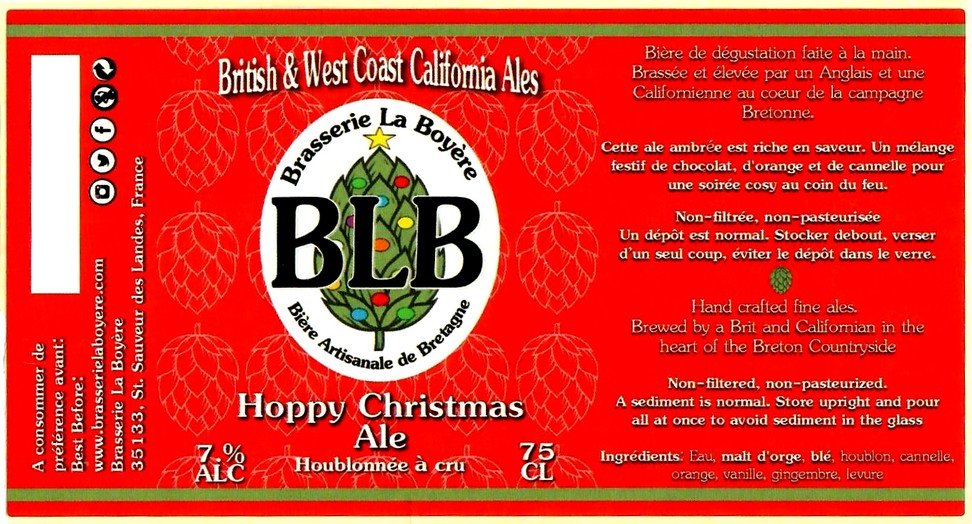 etiquette BRASSERIE LA BOYERE 13