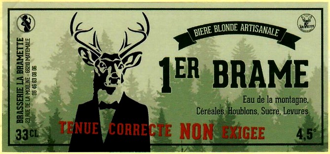 etiquette BRASSERIE LA BRAMETTE 02
