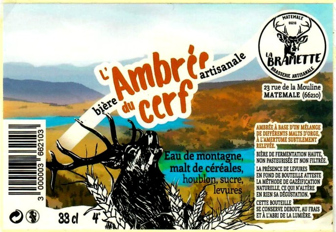 etiquette BRASSERIE LA BRAMETTE 04