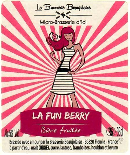 Etiquette LA BRASSERIE BEAUJOLAISE 01