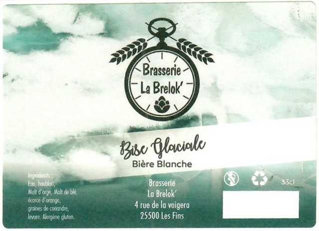 Etiquette BRASSERIE LA BRELOK 01