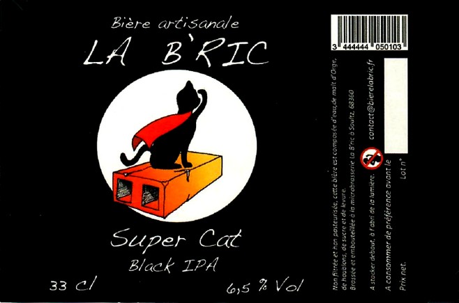 etiquette BRASSERIE LA BRIC 10