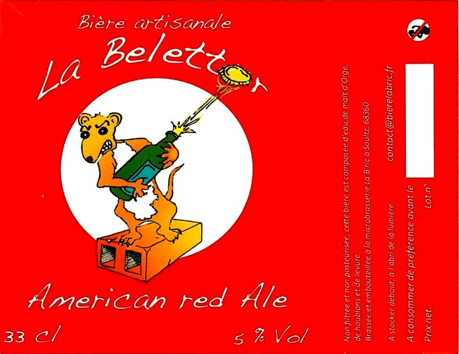 etiquette BRASSERIE LA BRIC 11