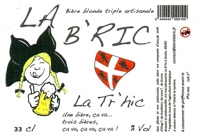 Etiquette BRASSERIE LA BRIC 21