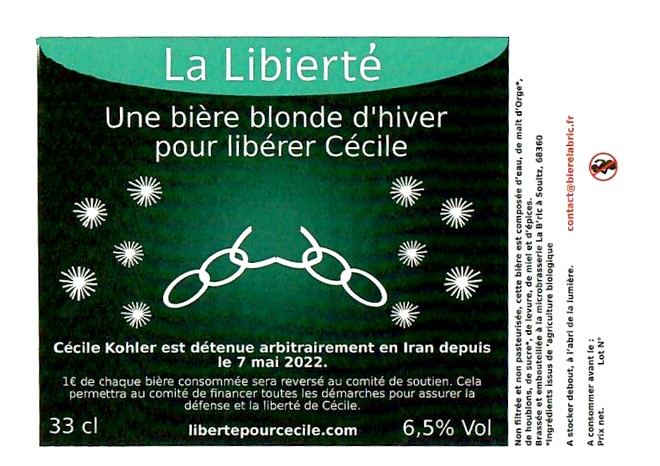 Etiquette BRASSERIE LA BRIC 22