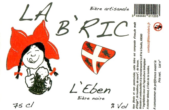 Etiquette BRASSERIE LA BRIC 23