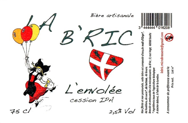 Etiquette BRASSERIE LA BRIC 24