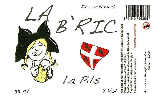 Etiquette BRASSERIE LA BRIC 25