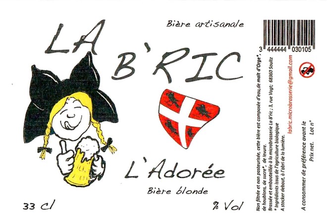 Etiquette BRASSERIE LA BRIC 27