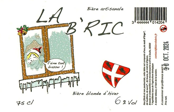 Etiquette BRASSERIE LA BRIC 29