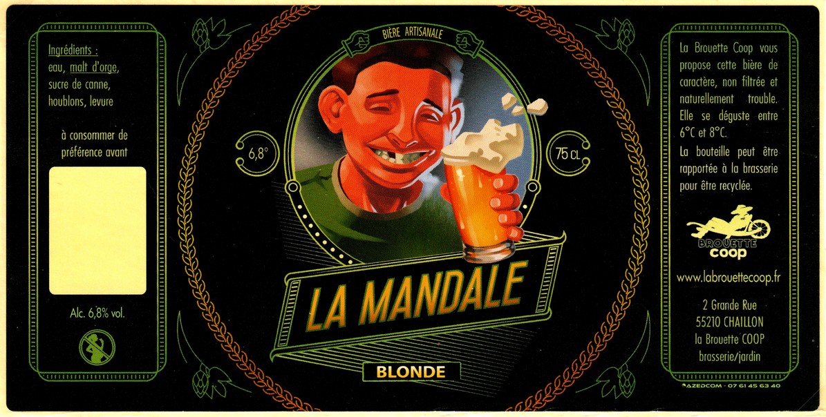 etiquette BRASSERIE LA BROUETTE COOP 02