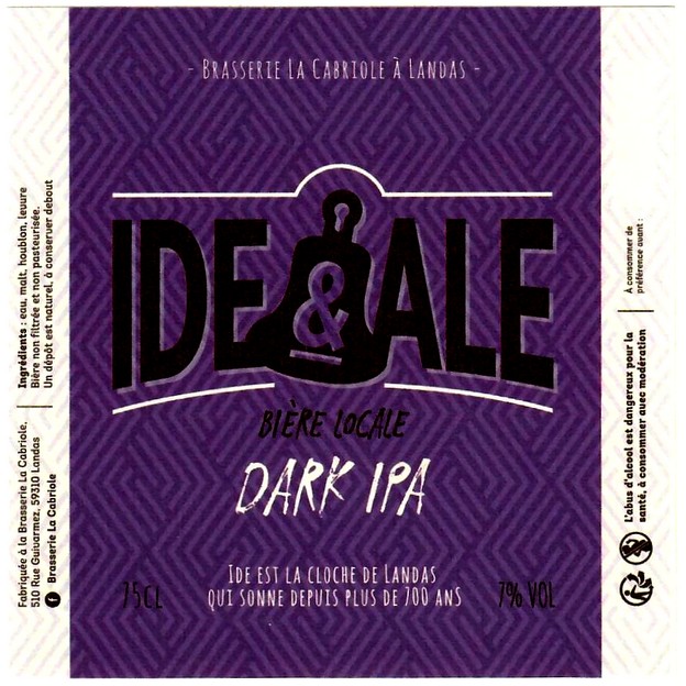 etiquette BRASSERIE LA CABRIOLE 01